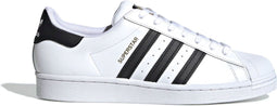 adidas Superstar - Lage sneakers - Leren bovenwerk - Wit/zwart/goud (maat 43 1/3)