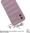 imoshion Hoesje - Geschikt voor iPhone 12 - EasyGrip Backcover - Paars