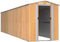 vidaXL - Tuinschuur - 192x772x223 - cm - gegalvaniseerd - staal - lichtbruin