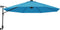 vidaXL - Wandparasol - 290 - cm - zeeblauw