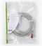 Nedis CAT6 Netwerkkabel - RJ45 Male - RJ45 Male - S/FTP - 3.00 m - Rond - LSZH - Grijs - Envelop