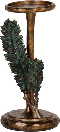 Kaarshouder 11 x 11 x 23,5 cm Metaal Koper