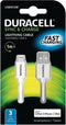 Duracell USB 2.0 A Male naar Apple Lightning - 1 m
