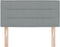 vidaXL - Hoofdbord - Lijnen - Design - Lichtgrijs - 80 - cm - Stoffering