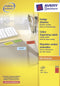 Avery 3456 - Gekleurde Etiketten - 105 x 148 mm permanent klevend - Rood (400 stuks)