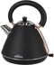 Schafer Waterkoker 1,7 liter zwart/rose-gold