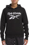 Reebok RI BL FLEECE HOODIE - Heren trui - Trekkoord - Zwart - Maat S