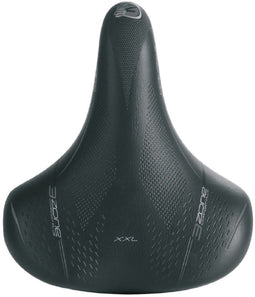 Selle Bassano Volare XXL Cruiser - Fietszadel met dubbele veer - zwart
