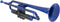 pTrumpet Kunststof Trompet Blauw