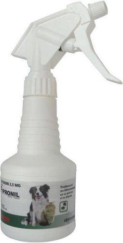 VETOSOIN Antiparasitaire, anti-vlooien- en anti-tekenspray met Fipronil - 250 ml - Voor katten en honden