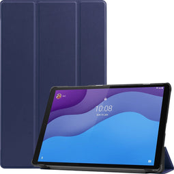 imoshion Tablet Hoes Geschikt voor Lenovo Tab M10 HD (2nd gen) - imoshion Trifold Bookcase - Donkerblauw /Donkerblauw