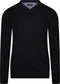 Cappuccino Italia - Heren Truien Pullover Zwart - Zwart - Maat XL