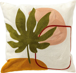 Dutch Decor INES - Sierkussen 45x45 cm Snow White - wit - Inclusief binnenkussen