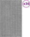 vidaXL - Dakpanelen - 36 - st - 60x45 - cm - gegalvaniseerd - staal - bruin