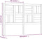 vidaXL - Hoofdbord - 146x4x104 - cm - massief - grenenhout
