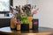 Capi Europe - Sandbag Groove Black & Gold - 10x9 - Zwart - Opening Ø7.4 - Bloempot voor binnen - 5 jaar garantie - BGVBL392