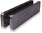 Homebox Isolerende Brievenbus – Tochtvrij en geluiddempend – Inbouw brievenbusklep – Moderne brievenbus met tochtwering – ABS Kunststof zwart (RAL 9005) – Geborsteld aluminium – RVS-look – 33.8x7.8 cm (LxB)