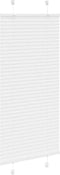 vidaXL - Plissé - rolgordijn - 60x100 - cm - stofbreedte - 59,4 - cm - polyester - wit