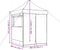 vidaXL - Partytent - inklapbaar - pop-up - met - 4 - zijwanden - groen