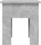 vidaXL - Salontafel - 40x40x42 - cm - bewerkt - hout - betongrijs