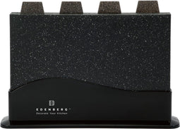 Edënbërg Black Line - Snijplank - Snijplankenset met Houder - 5 Stuks - 30cm x 20cm x 0.6cm