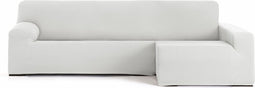 Hoes voor chaise longue met lange armleuning rechts Eysa BRONX Wit 170 x 110 x 310 cm