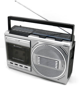 Soundmaster RR20SI - Draagbare radio/cassetterecorder - Bluetooth USB FM - Zilver/Zwart