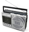 Soundmaster RR20SI - Draagbare radio/cassetterecorder - Bluetooth USB FM - Zilver/Zwart