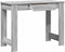 vidaXL - Bureau - 100x45x75 - cm - bewerkt - hout - grijs - sonoma - eikenkleurig
