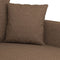 vidaXL - Driezitsbank - 180 - cm - stof - bruin