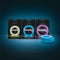 NS Novelties - Halo 55mm Cockring Medium - Rings Blauw