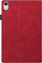 Lunso - Geschikt voor iPad 10 (2022) - Luxe Bookcase hoes - Rood