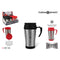 Thermische Beker met Deksel ThermoSport Travel Rood 400 ml (12 Stuks)