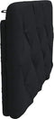vidaXL - Hoofdbordkussen - 90 - cm - stof - zwart