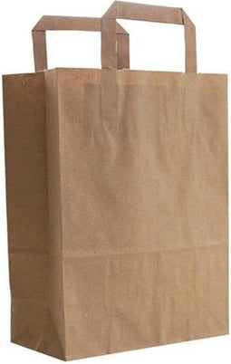 Draagtassen bruin kraft 44/17x48cm 150st