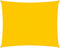 vidaXL - Zonnescherm - rechthoekig - 4x5 - m - oxford - stof - geel