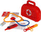 Theo Klein artsenkoffer - met speelgoedinstrumenten - 21x6,3x17 cm - rood