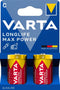 Varta 04714 101 422 - Alkaline Batterij LR14 1,5 V - Geel (2 stuks)