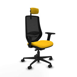 Bureaustoel Piqueras y Crespo D036N2W Geel