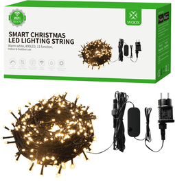 Woox R5170 - Smart LED Lichtsnoer 400 lampen - 40 meter - 11 verlichtingsmodi - Warm wit