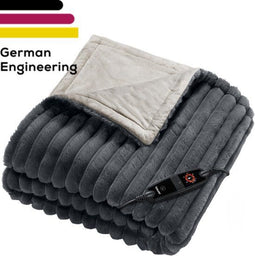 Beurer HD 82 Stockholm - Warmtedeken - 1 persoons 180x130cm - 6 temperatuurstanden - Grijs