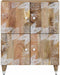 vidaXL - Dressoir - 60x33,5x75 - cm - massief - mangohout