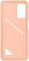 Samsung Galaxy A13 - Card Slot Back Case - Opbergruimte voor 2 pasjes - Oranje