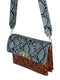 Pieces Cross Body Bag - Crossbodytas - Snake print - Winter Sky