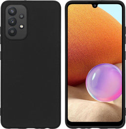 iMoshion Hoesje Geschikt voor Samsung Galaxy A32 (4G) Hoesje Siliconen - iMoshion Color Backcover - Zwart