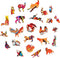 UNIDRAGON Houten Puzzel Voor Volwassenen Dier - Voorzichtige Lynx- 105 stukjes - Small 17x25 cm
