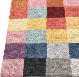 KANDIRA - Vloerkleed - Blauw - 160 x 230 cm - Wol