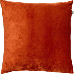 Dutch Decor SKY - Kussenhoes velvet 45x45 cm - Potters Clay - oranje - met rits