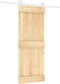 vidaXL - Schuifdeur - met - beslag - 80x210 - cm - massief - grenenhout