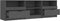 vidaXL - Tv-meubel - 150x33,5x45 - cm - bewerkt - hout - zwart